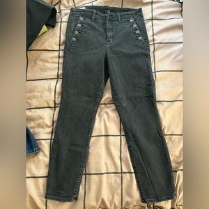 Gap black straight jeans size 31